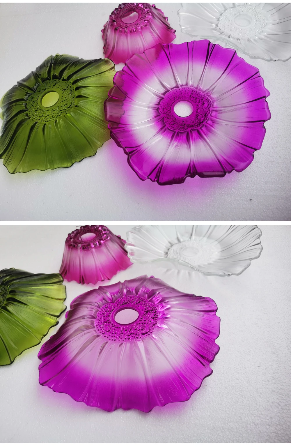 Vintage Flower Glass Pendant Light Decorative Hanging Lamp for Living Room Bedroom Bedside or Indoor Shop Lighting - Image 5